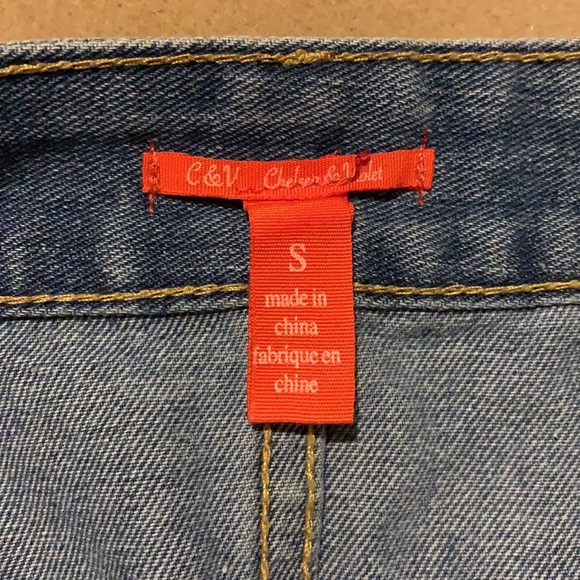 Chelsea and Violet Denim Skirt - Picture 4 of 4